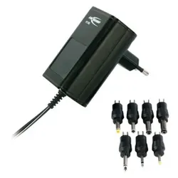 ANSMANN APS 1000 Universal Stecker Netzteil 12V - Kameranetzteil mit 7 verschiedenen Adaptersteckern, ideal zur Stromversorgung vieler Elektrokleingeräte von 3-12 Volt, regelbar bis max. 1000mA für höchste Flexibilität.