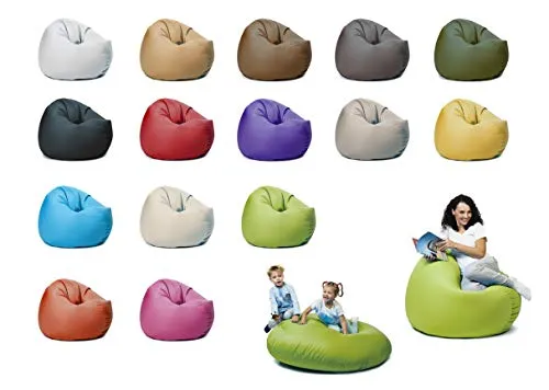 sunnypillow XL Sitzsack 100 cm – Bequemer 2-in-1 Sitz- und Liegesack in Grün - Der sunnypillow XL Sitzsack mit 100 cm Durchmesser bietet höchsten Komfort für Innen und Außen. Ideal zum Entspannen und Spielen, aus robustem, wasserabweisendem Material – perfekt für Garten, Balkon oder Wohnzimmer.