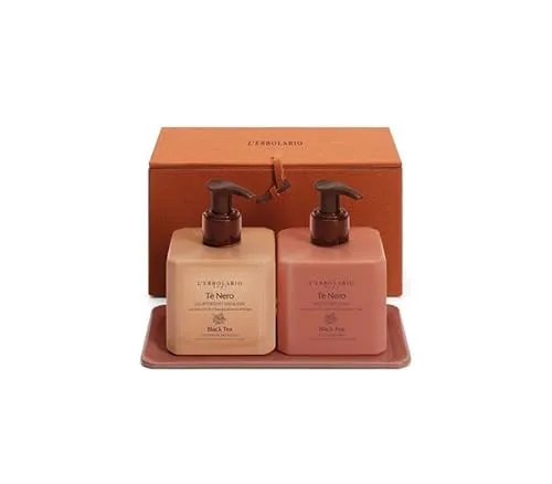 L'Erbolario Beauty Box Giardino del Tee - TE' NERO - Körpercremes mit geheimnisvollem Duft von Schwarztee und Vanille, der die Persönlichkeit unterstreicht und für ein sinnliches Erlebnis sorgt.