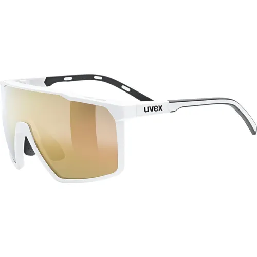 uvex mtn perform S Sportbrille mirror gold - Fahrradbrillen mit spiegelndem Gold-Design, ideal für optimalen UV-Schutz und klare Sicht beim Radfahren.