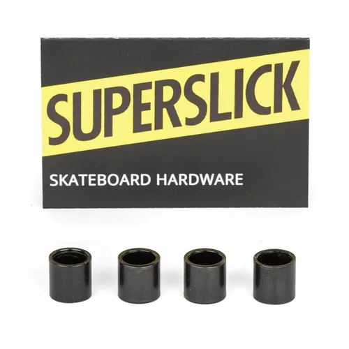 Superslick Skateboard Longboard Spacer Set schwarz