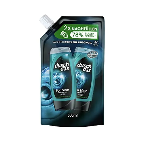 Duschdas 3-in-1 Duschgel & Shampoo For Men Nachfüllbeutel