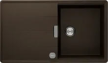 Schock Granitspüle Cristadur Tia D-100 U Bronze - Unterbauspüle für Stein-Arbeitsplatten mit optimalem Hygieneschutz durch Antibac-Technologie. Reversibel einsetzbar und inklusive Ablaufgarnitur für eine einfache Installation.