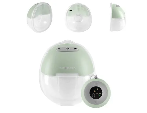 Kikkaboo Elektrische Milchpumpe Milchpumpe Iris elektrisch, 180 ml Fassung, 9 Saugstufen, zwei Modis