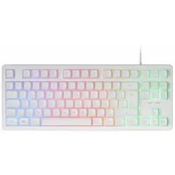 Mars Gaming MK023 - Kabelgebundene RGB-Tastatur mit H-Mech-Technologie - Gaming-Tastatur im TKL-Design, bietet Anti-Ghosting und anpassbare RGB-Beleuchtung für ein intensives Spielerlebnis. Universelle Kompatibilität für alle Plattformen.