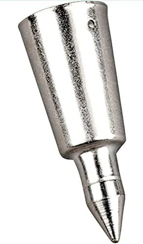 Bergstockspitze 15mm – Stockspitzen für Wanderstock - Wanderstöcke Zubehör in verschiedenen Größen, vernickelt mit Nagelloch für optimalen Halt. Ideal für Wanderungen und Spaziergänge.