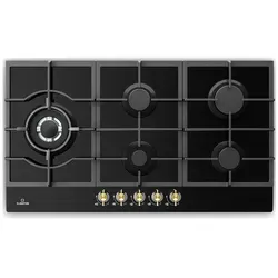 Klarstein Gaskocher 5 Flammig - Kochfelder für effizientes Kochen: Der 5-flammige Einbau-Gaskocher mit Snapjet-Zündbrenner bietet Sicherheit und kraftvolle Leistung von 11'100 Watt für Zuhause oder Wohnmobil.