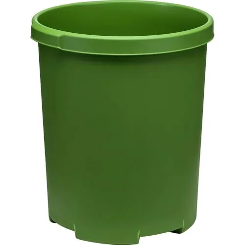 HAN Papierkorb KLASSIK XXL - 4 STÜCK, Volumen 50 Liter, attraktives Design, schick und sehr stabil, mit Griffmulden, grün, 1836-05