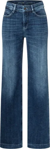 Mac Damen 5-Pocket Jeans Dream Wide Authentic - Cobalt Authentic Wash - Jeans für Damen mit schlankem, ausgestelltem Bein im Feminine Fit, ideal für einen modischen Look.