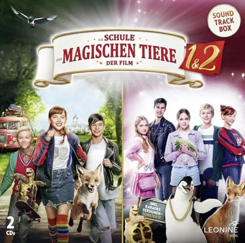 Die Schule der magischen Tiere 1 & 2 – Soundtrack-Collection - Erlebe die magischen Klänge der Filme mit der Soundtrack-Box, inklusive Karaoke-Versionen und Songtexten zum Mitsingen. Perfekt für kleine Musikliebhaber!