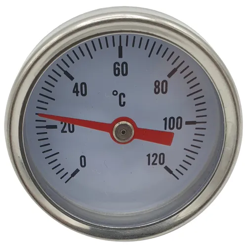 1/4 Inch rückwärtiger Eingang 0-120°C Thermometer-Temperaturmesser 40mm