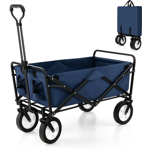 Hand- & Bollerwagen Blau von Costway