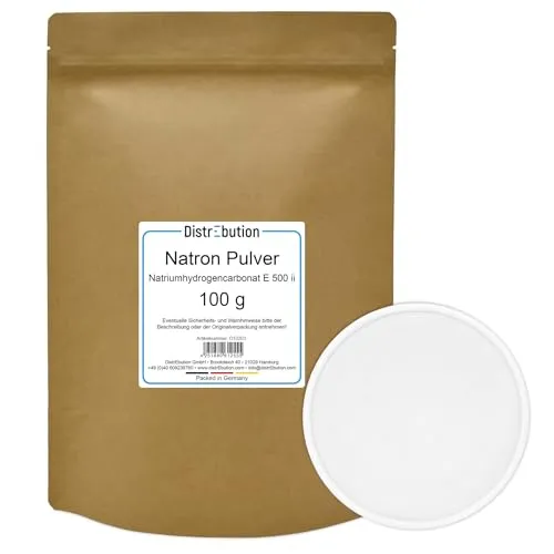 Natron Pulver 100g Lebensmittelqualität zum Backen Putzen Natriumhydrogencarbonat