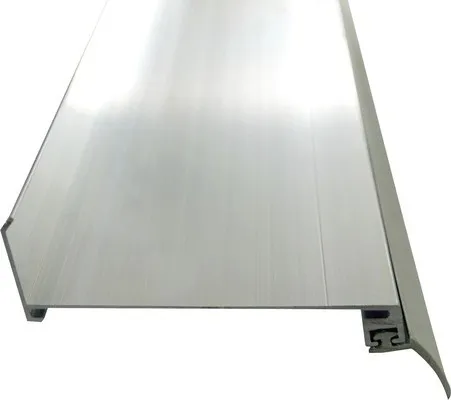 Gutta Alu Wandanschlussprofil silber 3100 mm x 115 mm