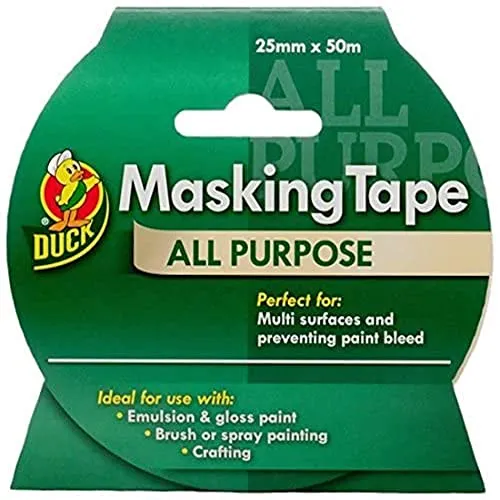 Shurtape Duck Tape All Purpose Masking Tape 25mm x 50m