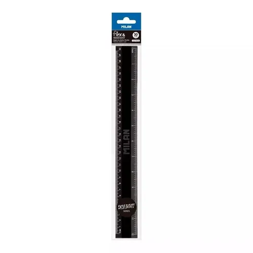 Linijka 30cm Shadow MILAN Milan 8411574102984 in schwarz von Milan
