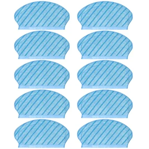 Stück Reinigungstuch Wischtücher für Ecovacs Deebot Ozmo 920 950 T5 N7 Roboter Staubsauger Zubehör Wischtücher, Ersatz Tücher Reinigungstuch Teile Ersatzteile Lappen Zubehör Set 10