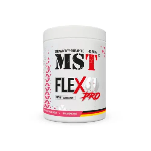 MST® Nutrition Flex Pro Pulver – Kollagen & Glucosamin für Gelenke - Chondroitin & Glukosamine Kombinationen, hochwertige Rezeptur mit hydrolysiertem Kollagen, MSM und Hyaluronsäure – ideal für Gelenkgesundheit und Beweglichkeit.