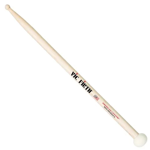Vic Firth American Custom Series Drumsticks - SD12 Swizzle General - Wood Tip and Hard Felt Ball