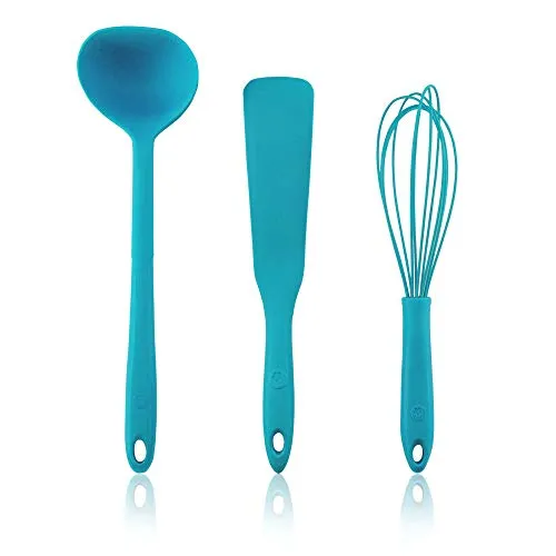Kochblume Pfannkuchen Set - 3-teiliges Silikon-Set für perfekte Pfannkuchen - Praktisches 3-teiliges Set aus Premium-Silikon, ideal zum Wenden und Servieren von Pfannkuchen. Hitzebeständig, spülmaschinenfest und BPA-frei – für eine einfache und sichere Handhabung in der Küche.