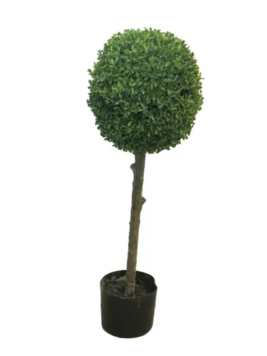 Kunstbaum Künstliche Buchsbaum Kugel Fritz, 75 cm - Dekorativer Kunstbuchsbaum für den Innenbereich, pflegeleicht und langlebig. Ideal für stilvolle Akzente in Ihrem Zuhause.