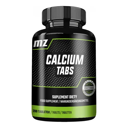 MZ-STORE Calcium Tabs 200 Tabletten – Kalzium 120mg – Knochengesundheit Support