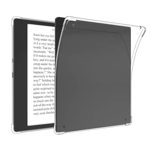 kwmobile Hülle kompatibel mit Amazon Kindle Scribe (2022/2024) Case - eReader Cover - TPU Case Schutzhülle - flexibel und leicht - Transparent