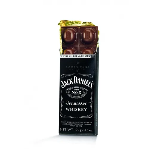 Jack Daniel's Whisky Likör Schokolade Tafel Goldkenn 100g