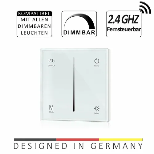 Dimmer-Panel 230V, TRIAC LED Dimmer Touch-Schalter Phasenan- & Phasenabschnitt