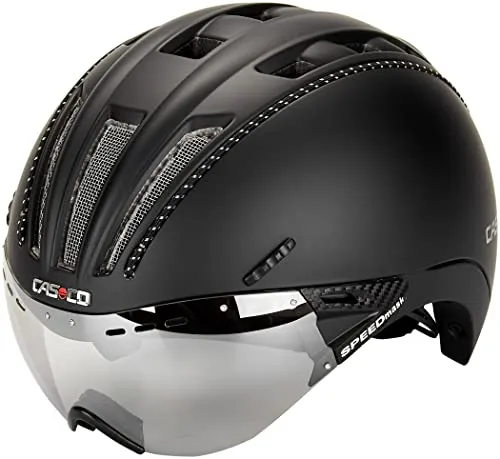 Casco Roadster Plus Urban Fahrradhelm schwarz mit Visier