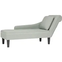vidaXL Chaiselongue - Elegantes Indoor Lounge Sofa mit Kissen - Gartenmöbel: Stilvolle Chaiselongue mit weichem Samt, hochelastischem Schaumstoff für optimalen Komfort und Lendenkissen für zusätzliche Unterstützung.