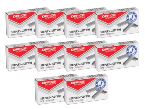 OFFICE PRODUCTS 18071019-19 Heftklammern 10/5 Silbern/ 10.000 Stück