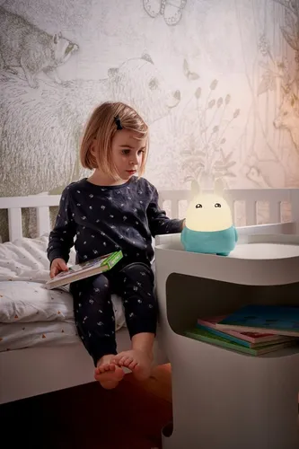 BigBen Nachtlicht Lumin´Us Rabbit Hase - Dimmbar mit Timer - Nachtlicht für Kinder, dimmbar und mit Timer (15-30-60 min), ideal für eine entspannte Schlafumgebung und Gute-Nacht-Geschichten.