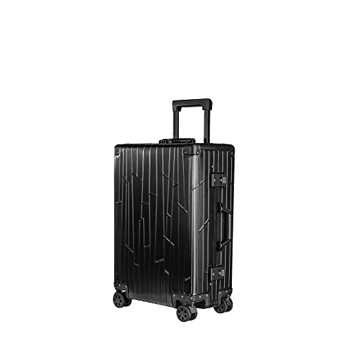 GUNDEL Aluminium Handgepäck Koffer 55x40x20 cm - Handgepäck mit 32L - Robustes Aluminium, TSA-Zahlenschlösser für Sicherheit und 360° Rollen für müheloses Reisen.