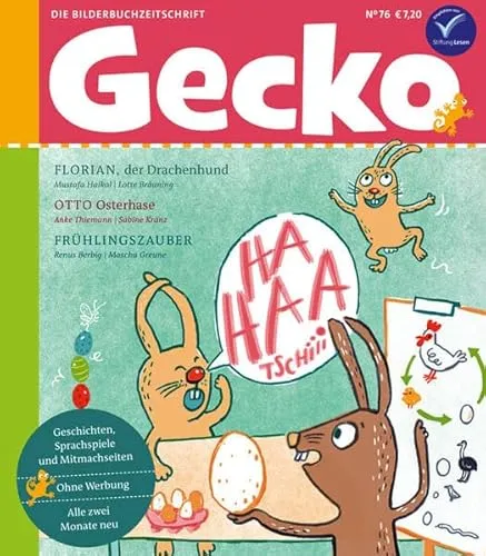 Gecko Kinderzeitschrift Band 76: Die Bilderbuchzeitschrift