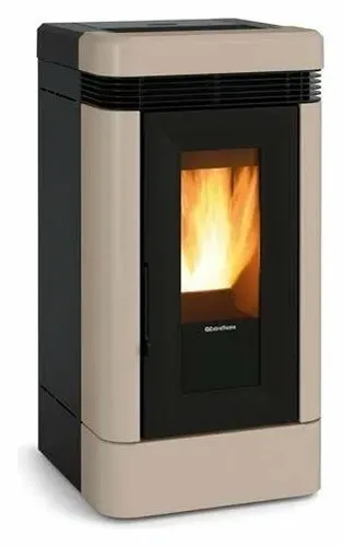 EXTRAFLAME 1292552 LUCIA PLUS.16 PELLETOFEN 12KW GHISSEINSATZ TAUBENGRAU