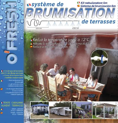 O'FRESH Sprühnebel System für Terrasse