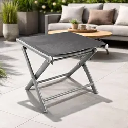 Garten Klapphocker Aluminium