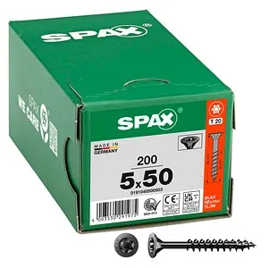 SPAX Universalschrauben T20 Senkkopf BLAX 0191040500503 5 mm x 50 mm, 200 St.