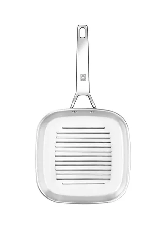 Signature Grill mit Edelstahlstreifen ohne Antihaftbeschichtung