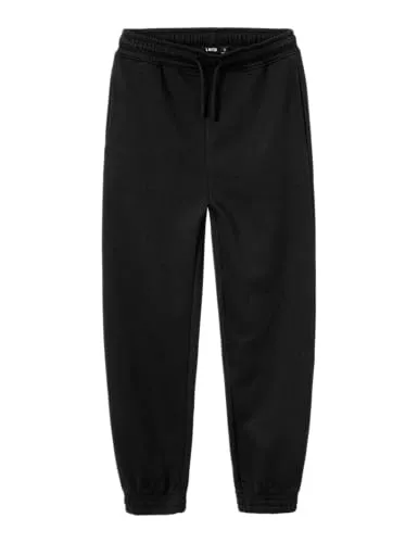 NAME IT Unisex Nlnnizu Bru Sweat Pant Noos Jogginghose, Schwarz, 152 EU - Sport – Jogginghosen für Herren, mit verstellbarem Bund und angenähtem Kordelzug für maximalen Komfort und Bewegungsfreiheit.