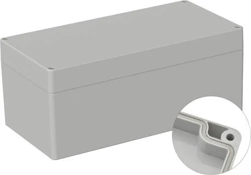 TRU COMPONENTS TC-9065696 Industrie-Gehäuse 240.5 x 120 x 100.5 ABS Lichtgrau (RAL 7035) 1St.