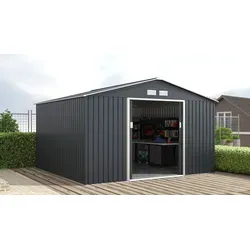 KONIFERA Gerätehaus Metallgerätehaus 341x322 cm