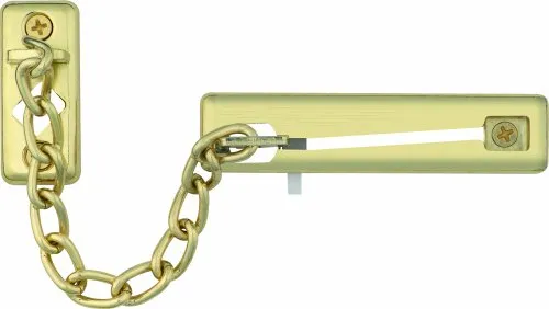 ABUS Türkette SK69 für Haustür und Wohnungstür – Sicherheitskette mit Kindersicherung – geeignet für links und rechts schließende Türen