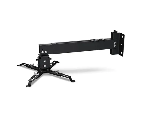 Overmax OV-CEILING MOUNT BLACK - Beamer-Wandhalterung bis 20kg, einfache Installation für 43-65 cm Projektoren, schwarz mit 2 Jahre Garantie