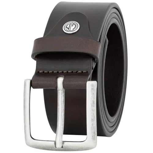 LINDENMANN Ledergürtel braun 90 - Hochwertiger Gürtel aus 100% Leder in dunkelbraun, Größe 90 - perfekt für stilvolle Outfits und langlebigen Tragekomfort.