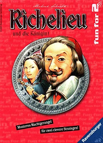 Ravensburger Richelieu und die Königin! - Gesellschaftsspiel für 2-4 Spieler, fördert strategisches Denken und bietet spannende historische Abenteuer.