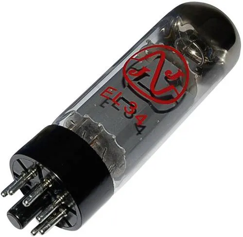 JJ JouJye EL 34 Elektronenröhre - Transistor-Typ: Endpentode, ideal für hochwertigen Klang in Audio-Anwendungen, mit 250 V und 70 mA für optimale Leistung.