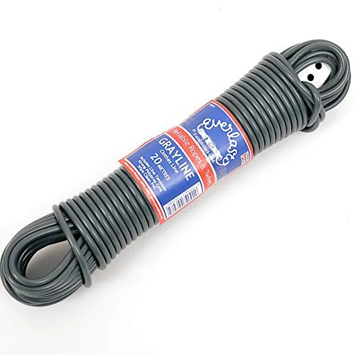 EVERLASTO Wäscheleine, grau, 30 m in grau von Everlasto