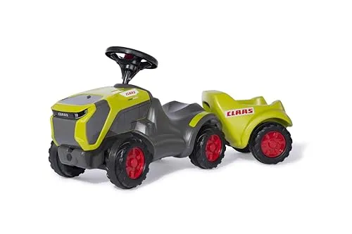 rollyMinitrac Claas Xerion + Anhänger - Spielzeug-Traktor für Kinder von 1 bis 4 Jahren, mit ergonomischer Kontur, stabiler Lenkung und belastbarem Anhänger bis 50 kg. Perfekt für kleine Entdecker!